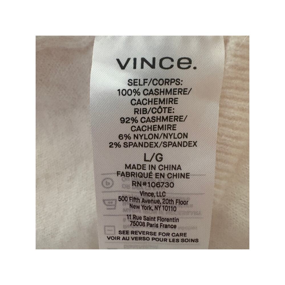 Vince Cashmere Ivory Camisole Large - Picture 3 of 3
